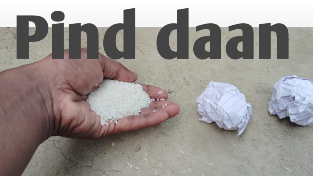 Pind daan , a rice ball to ancestors for there peace